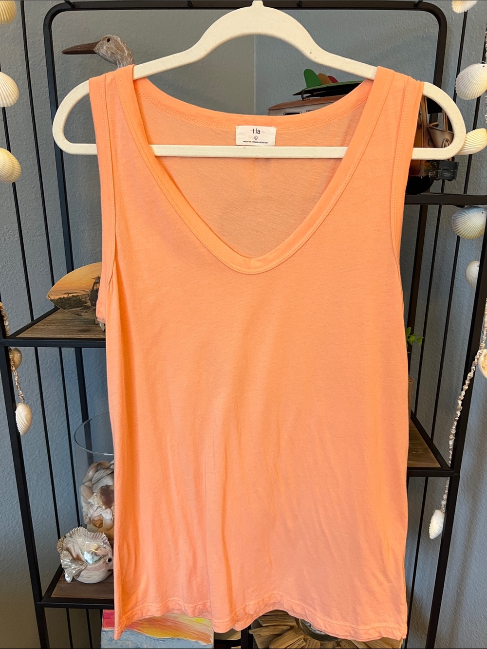 T.La Peach V-Neck Tank Top